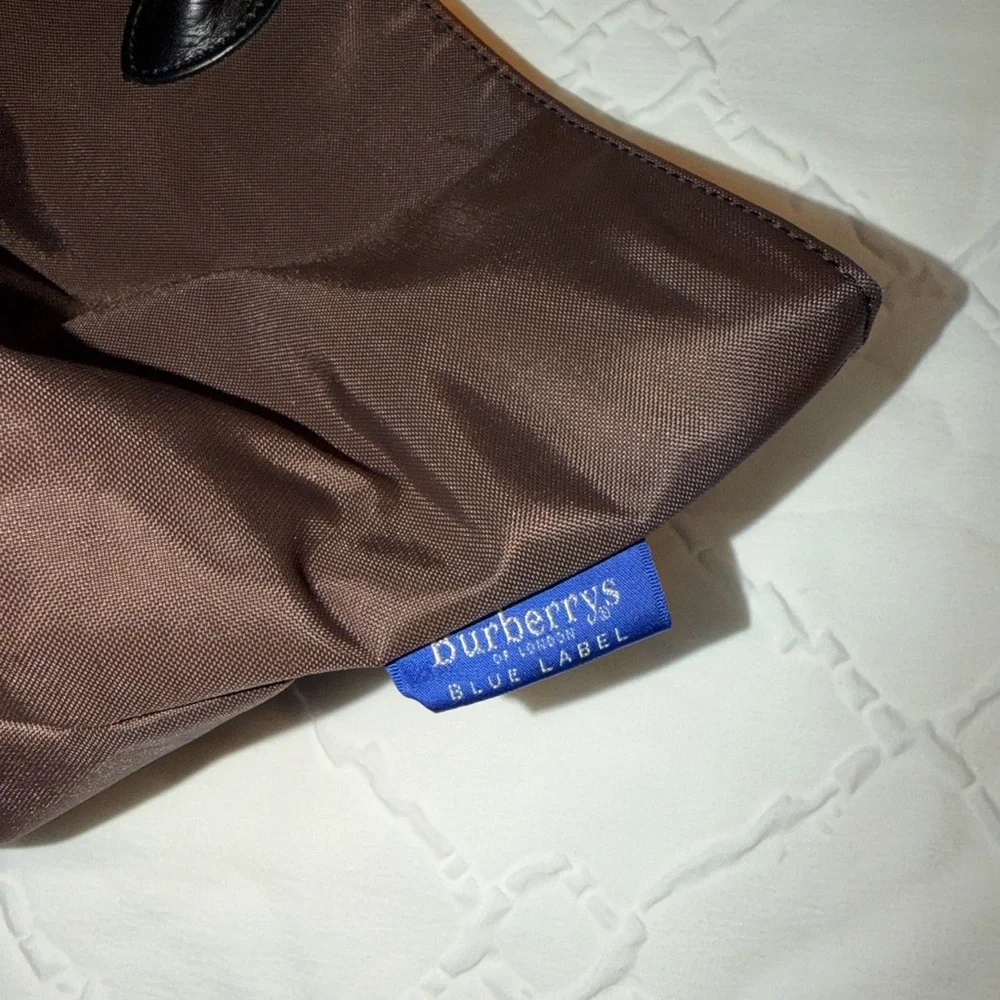 Authentic Burberry Nova Check Blue Label Tote Nylon Bag.(EUC) - Picture 13 of 15